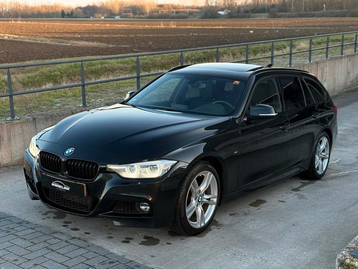 BMW 3-Serie Touring M-Pakket 136pk Aut 2019 NAP✅ Zwart, Auto's, BMW, Bedrijf, 3-Serie, Benzine, Stationwagon, Automaat, Origineel Nederlands