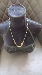 Fossil ketting met edelstenen en zilver kleurige accenten, Sieraden, Tassen en Uiterlijk, Kettingen, Overige materialen, Ophalen of Verzenden