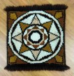 Smyrna retro kleed 40x40, Huis en Inrichting, Stoffering | Tapijten en Kleden, Minder dan 50 cm, Gebruikt, Etten-Leur, Vierkant