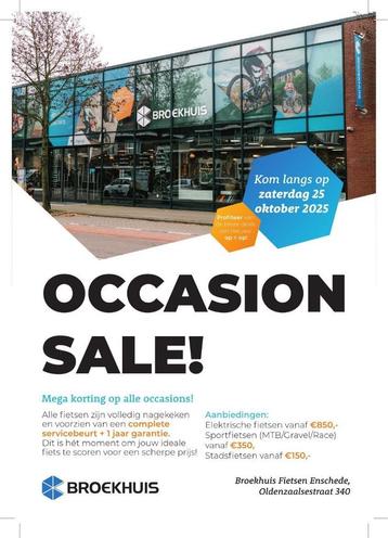25-10 Occasions Sale Broekhuis Fietsen Enschede beschikbaar voor biedingen