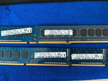 16gb (4x4gb) van skhynix ddr3 beschikbaar voor biedingen