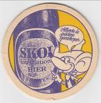 1 SKOL BIERVILTJE, Verzamelen, Biermerken, Verzenden, Gebruikt, Viltje(s), Overige merken