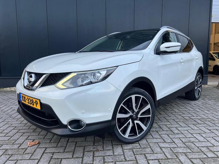 Nissan Qashqai 1.2 Tekna '16 OrgNl Leer/Navi/19'Lmv/Panodak, Auto's, Nissan, Bedrijf, Te koop, Qashqai, 360° camera, ABS, Achteruitrijcamera