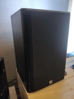 Wharfedale 425 Vintage Speakers, Gebruikt, 60 tot 120 watt, Front, Rear of Stereo speakers, Ophalen