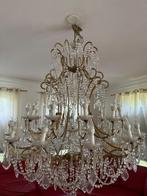 Murano Glas Kroonluchter met LED, Huis en Inrichting, Lampen | Kroonluchters, Ophalen, Gebruikt, Glas