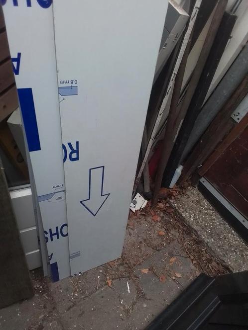 Diverse stroken Aluminium composiet paneel dikte 3 mm, Doe-het-zelf en Verbouw, Platen en Panelen, Zo goed als nieuw, HPL, Minder dan 20 mm