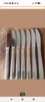 7 ontbijtmessen Gero, Ophalen, Zo goed als nieuw, Rvs of Chroom