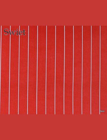 4749 Vintage rood wit gestreept behang wallpaper swiet   beschikbaar voor biedingen