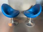 Set van 2 Venus Dining Chairs by Börje Johanson design, Huis en Inrichting, Stoelen, Ophalen, Gebruikt, Blauw, Twee