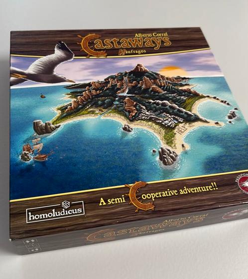 Castaways (Engelse versie), Hobby en Vrije tijd, Gezelschapsspellen | Bordspellen, Zo goed als nieuw, Verzenden