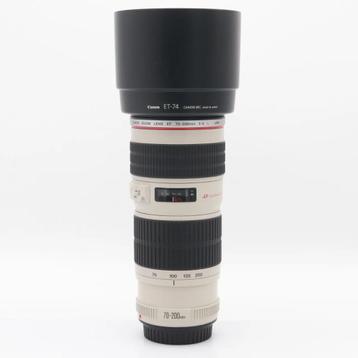 Canon 70 200 F4 L + tripod mount en etuis nieuwstaat beschikbaar voor biedingen