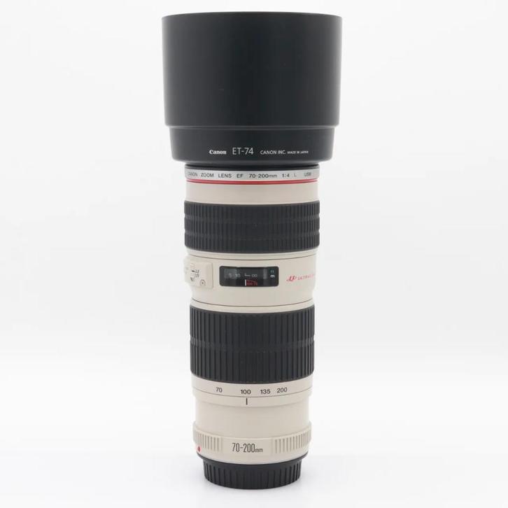 Canon 70 200 F4 L + tripod mount en etuis nieuwstaat, Audio, Tv en Foto, Fotografie | Lenzen en Objectieven, Zo goed als nieuw