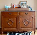 Vintage commode / dressoir marmer blad, Kinderen en Baby's, Ophalen, Zo goed als nieuw, 50 tot 70 cm, 105 cm of meer