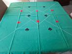 Bridgekleed handgeborduurd 122 x 122 bridge poker kaartkleed, Hobby en Vrije tijd, Ophalen of Verzenden, Zo goed als nieuw