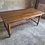 Hele mooie eiken tafel uit Frankrijk, Huis en Inrichting, Tafels | Salontafels, Ophalen, Gebruikt, Eikenhout, 50 tot 100 cm