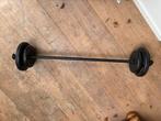 Gewichten bar bodypump, Sport en Fitness, Fitnessmaterialen, Ophalen, Gebruikt, Halterset