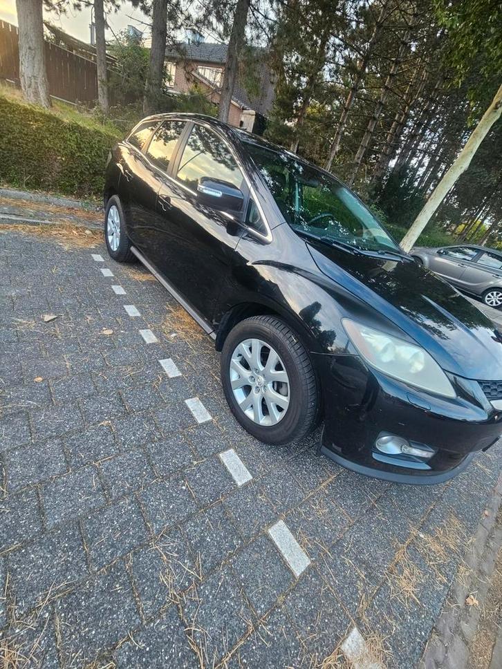 Mazda CX-7 2.3 Turbo 191KW 2008 Zwart, Auto's, Mazda, Particulier, CX-7, 4x4, Airbags, Airconditioning, Bluetooth, Centrale vergrendeling