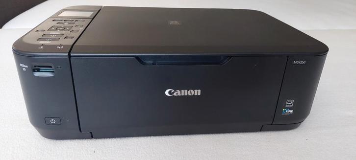 Printer: Canon MG4250, Computers en Software, Printers, Gebruikt, All-in-one, Kleur printen, Kopieren, Scannen, Zwart-en-wit printen