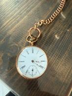 Gouden zakhorloge, Sieraden, Tassen en Uiterlijk, Horloges | Antiek, Ophalen of Verzenden, Goud, Overige merken, 1900 tot 1930