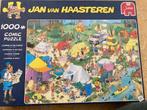 Jan van Haasteren, camping in het bos 1000, Hobby en Vrije tijd, Ophalen, 500 t/m 1500 stukjes, Zo goed als nieuw, Legpuzzel