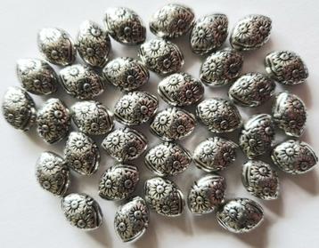 zilverkleur bloem kralen 13x10 mm 21 beschikbaar voor biedingen