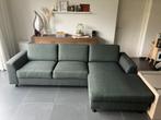 Chaise longue bank - donkergroen - met opbergruimte, Ophalen, 250 tot 300 cm, 125 tot 150 cm, Hoekbank