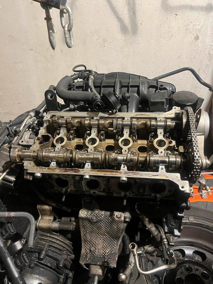 2.0 TFSI Motor + Versnellingsbak - Schadeauto, Auto-onderdelen, Motor en Toebehoren, Audi, Gebruikt, Ophalen