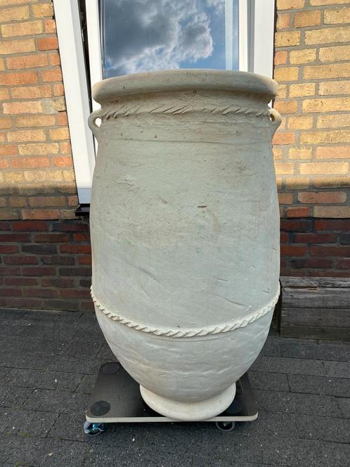 Marokkaanse Tamagroute terracotta pot, Tuin en Terras, Bloempotten, Nieuw, Terracotta, Binnen, Tuin, 70 cm of meer, 40 cm of meer