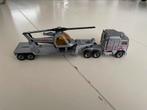 Matchbox Convoy Kenworth met trailer en helikopter, Ophalen of Verzenden, Zo goed als nieuw, Bus of Vrachtwagen