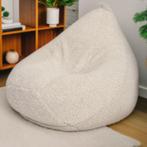 Beige zitzak, Beige, Ophalen of Verzenden, Zo goed als nieuw, Drop en sit