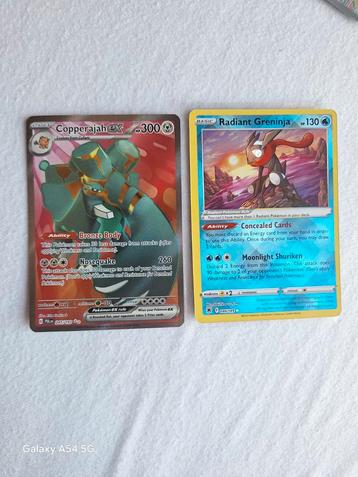 Radiant greninja 046/189 & Copperajah EX 245/193 beschikbaar voor biedingen