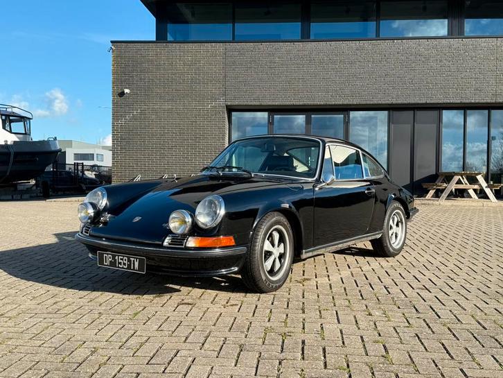 Porsche 911E 2.2l 1970, Auto's, Oldtimers, Particulier, Porsche, Benzine, Coupé, Handgeschakeld, Zwart, Zwart, Overige bekleding