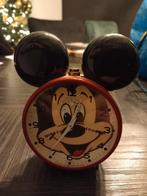 Disney mickey mouse wekker vintage, Ophalen of Verzenden, Mickey Mouse, Gebruikt, Beeldje of Figuurtje