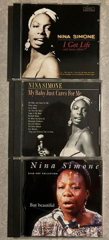 3 Cd's Nina Simone(zie omschrijving)(cd jazz) beschikbaar voor biedingen