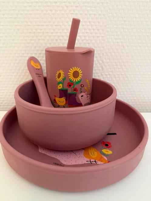 Label’tour Kinderservies, Huis en Inrichting, Keuken | Tupperware, Zo goed als nieuw, Overige typen, Ophalen of Verzenden