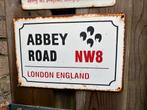 Abbey Road emaille bord beatles, Verzamelen, Ophalen of Verzenden, Zo goed als nieuw, Reclamebord