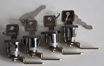 4 x kastslot, lockerslot, kastsloten, lockerkastsloten zgan, Ophalen of Verzenden, Zo goed als nieuw, Overige materialen, Slot