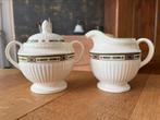 Wedgwood Carlton roomslet suikerpot en melkkannetje, Ophalen of Verzenden