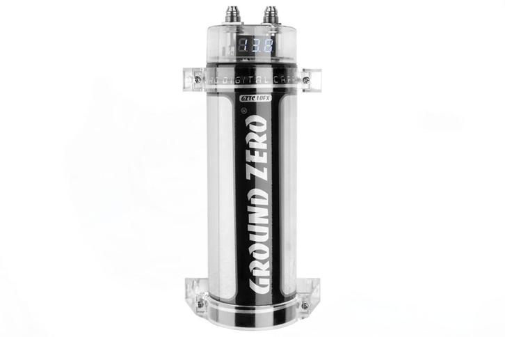 Ground Zero GZTC 1.0FX Condensator / Powercap 1 Farad, Auto diversen, Autospeakers, Nieuw, Ophalen of Verzenden