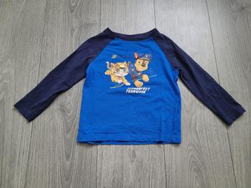 NICKELODEON blauwe Paw Patrol longsleeve maat 98 ~ MP3006 beschikbaar voor biedingen