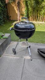 BBQ 57 cm thermostat + briketten starter + cover, Tuin en Terras, Houtskoolbarbecues, Ophalen, Gebruikt, Weber, Met accessoires