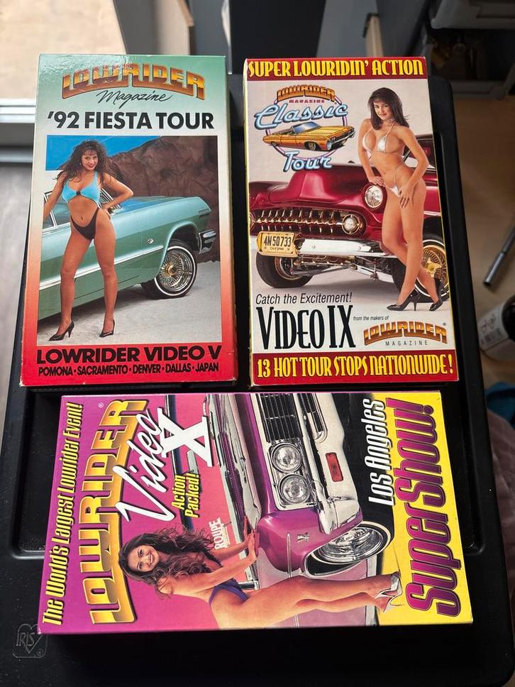 Lowrider Magazine VHS Collectie, Cd's en Dvd's, VHS | Film, Gebruikt, Overige genres, Alle leeftijden, Ophalen of Verzenden
