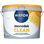 Nieuw, 2x 10 liter Histor Monodek Clean - wit / RAL 9016, Wit, Nieuw, Ophalen of Verzenden, Verf