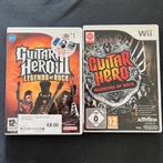 nintendo wii guitar hero games, 3 spelers of meer, Ophalen of Verzenden, Zo goed als nieuw, Muziek