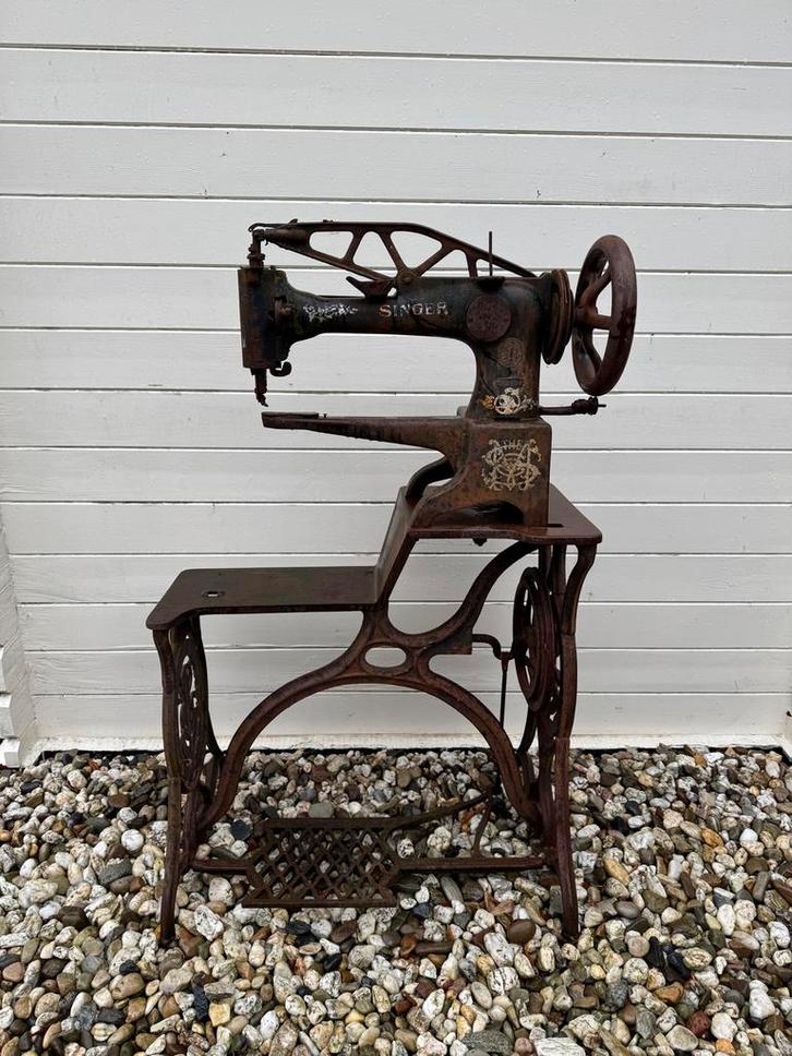 Antieke Singer Leernaaimachine, Antiek en Kunst, Antiek | Naaimachines, Ophalen