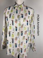 POM Amsterdam Overhemd  (mt: 36) Nieuw UL/8570, POM Amsterdam, Blauw, POM Amsterdam, Nieuw