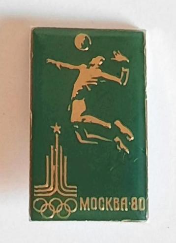 Vintage USSR Olympische Spelen Volleybal broche 1980 beschikbaar voor biedingen