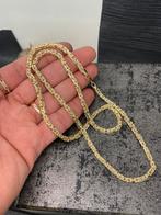 14 karaats gouden koningsketting, 62 cm lang, 3.3 mm breed, Sieraden, Tassen en Uiterlijk, Kettingen, Nieuw, Goud, Goud, Ophalen of Verzenden