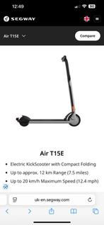 Electrische step Segway Ninebot Kickscooter Air T15E, Ophalen, Nieuw, Elektrische step (E-scooter), Segway ninebot
