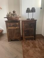 2x nachtkastje landelijk, Ophalen, Nieuw, Minder dan 45 cm